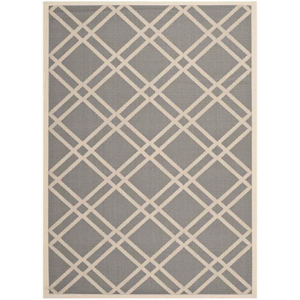 COURTYARD, ANTHRACITE / BEIGE, 5'-3" X 7'-7", Area Rug, CY6923-246-5. Picture 1