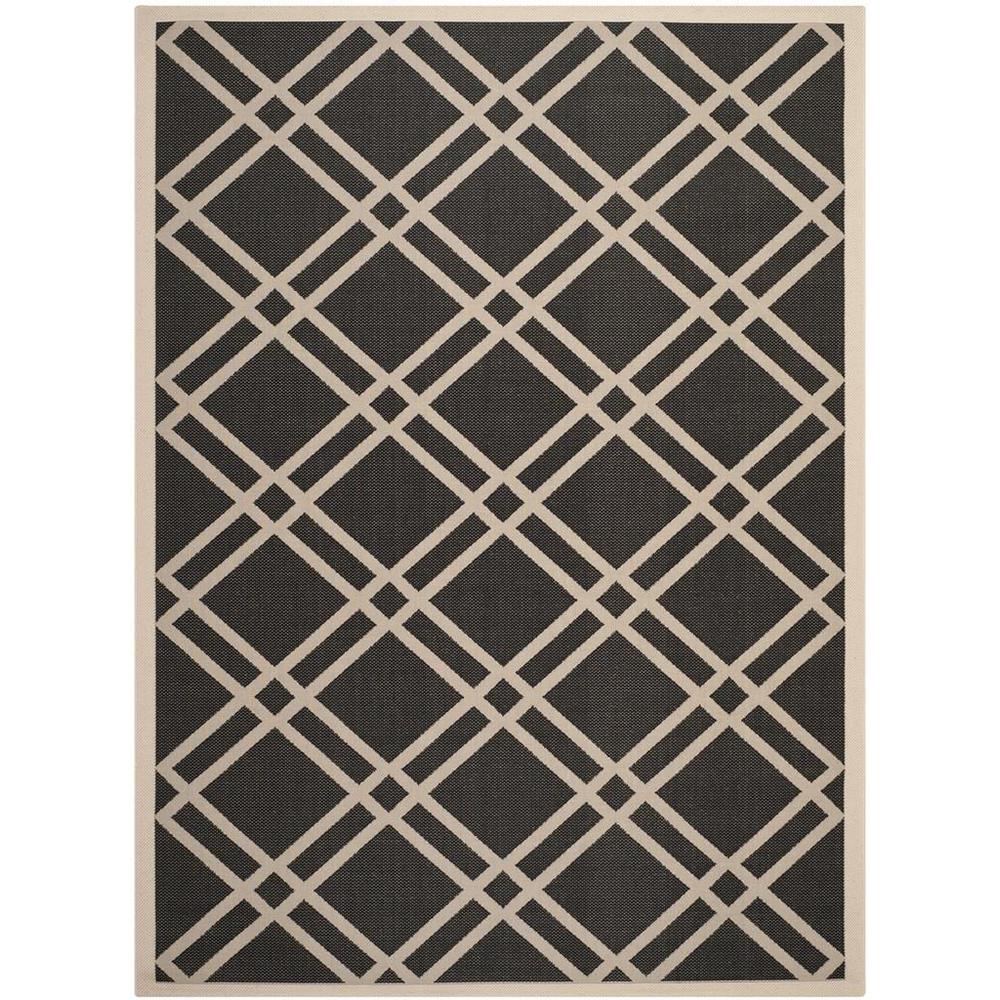 COURTYARD, BLACK / BEIGE, 9' X 12', Area Rug, CY6923-266-9. The main picture.