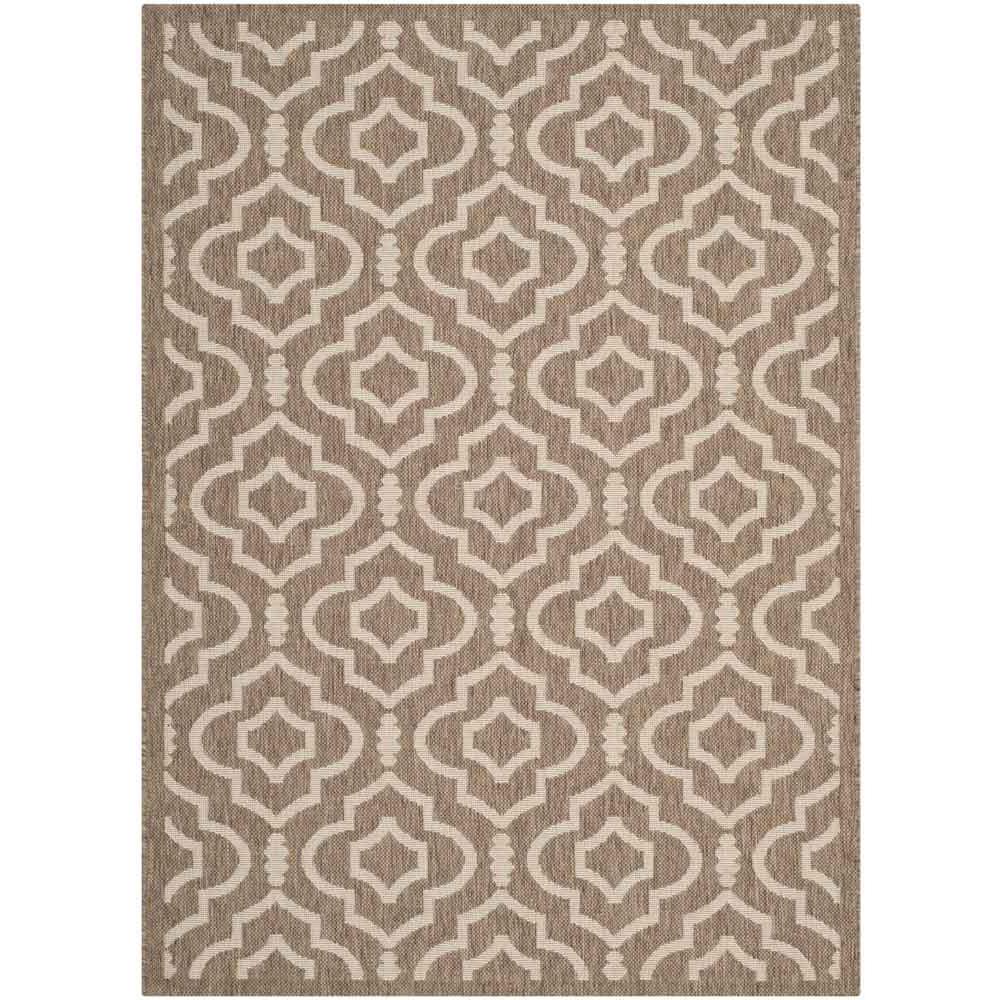 COURTYARD, BROWN / BONE, 6'-7" X 9'-6", Area Rug, CY6926-242-6. Picture 1