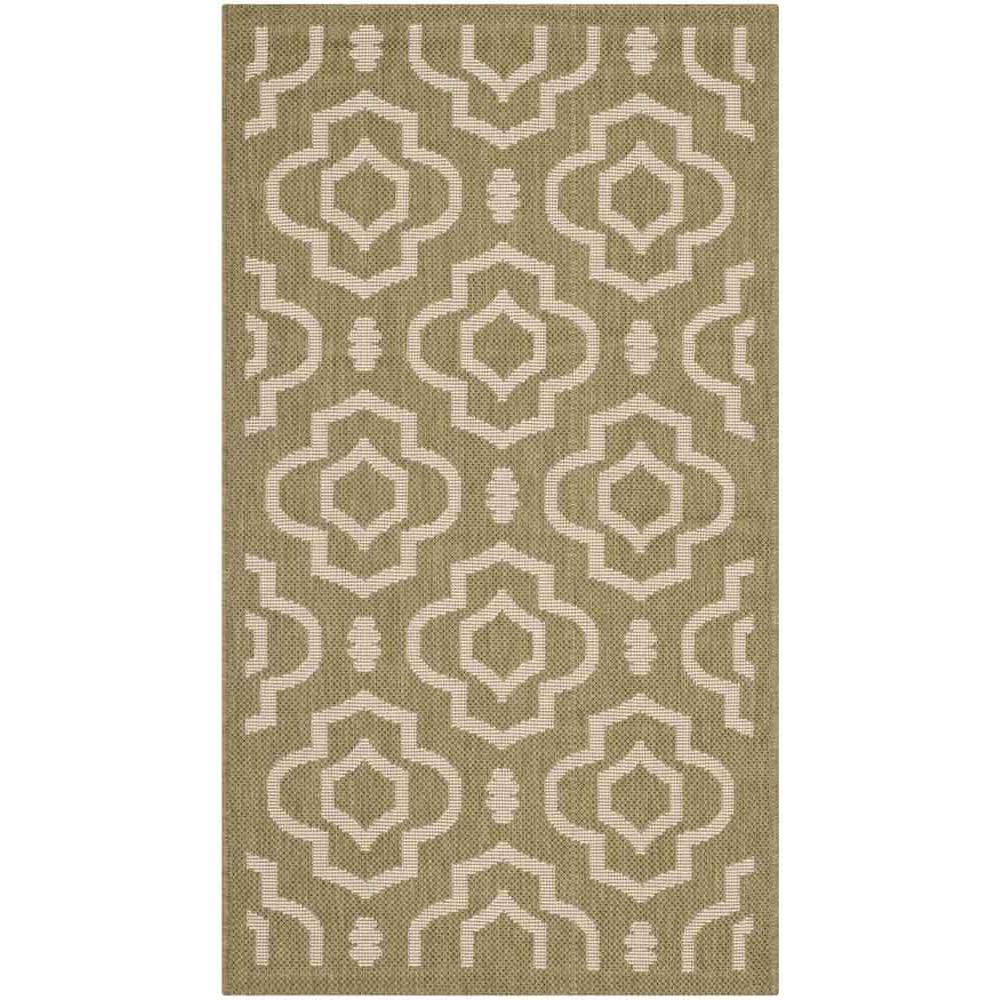 COURTYARD, GREEN / BEIGE, 2'-7" X 5', Area Rug, CY6926-244-3. The main picture.