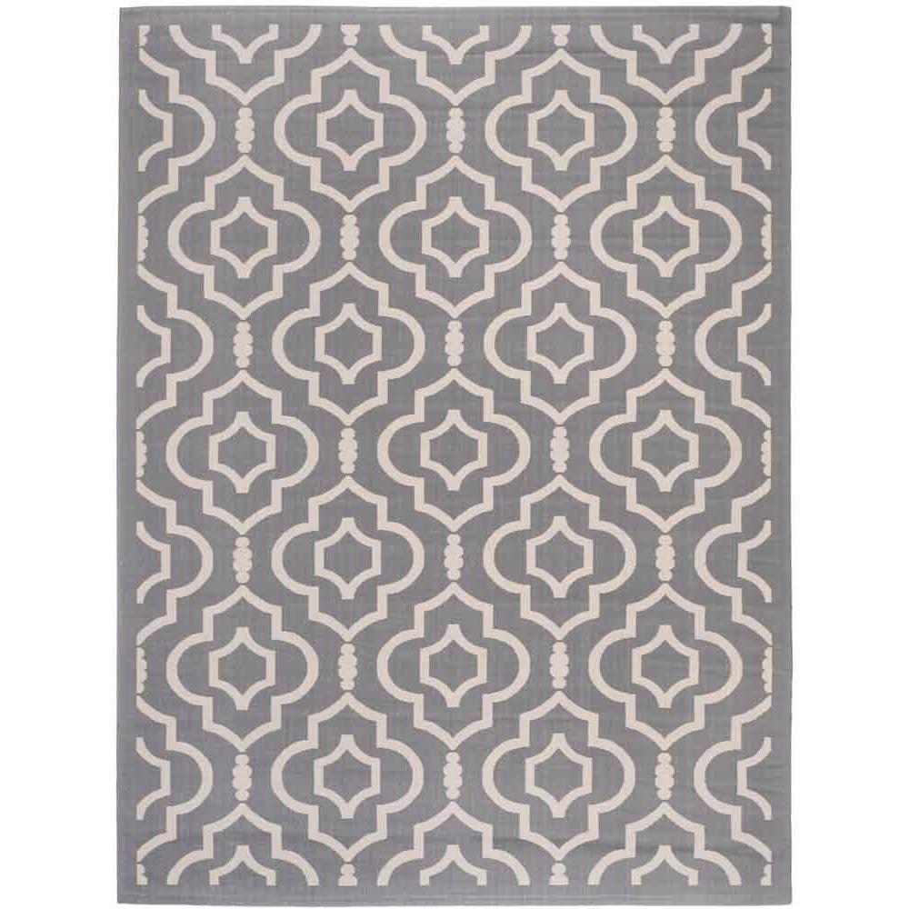 COURTYARD, ANTHRACITE / BEIGE, 9' X 12', Area Rug, CY6926-246-9. Picture 1