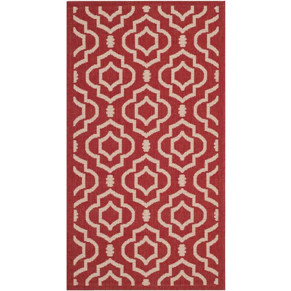 COURTYARD, RED / BONE, 2'-7" X 5', Area Rug, CY6926-248-3. Picture 1