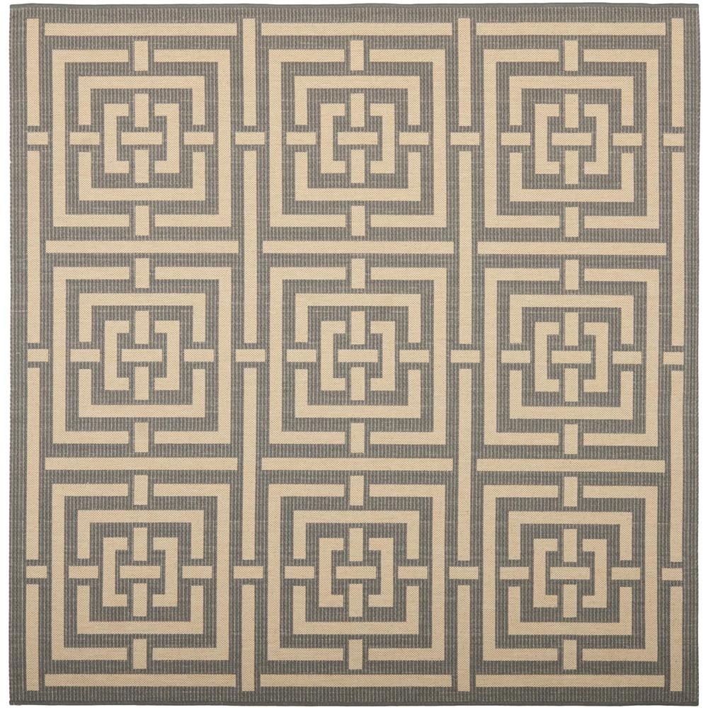 COURTYARD, GREY / CREAM, 7'-10" X 7'-10" Square, Area Rug, CY6937-65-8SQ. The main picture.