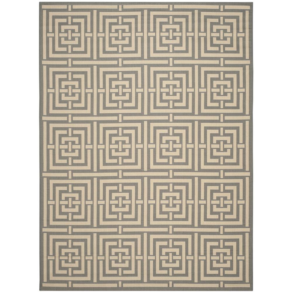 COURTYARD, GREY / CREAM, 9' X 12', Area Rug, CY6937-65-9. Picture 1