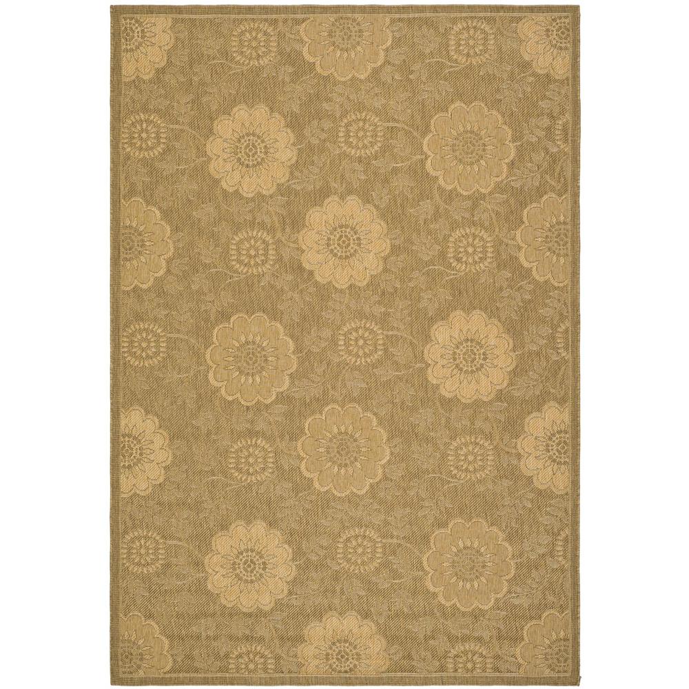 COURTYARD, GOLD / NATURAL, 4' X 5'-7", Area Rug, CY6948-49-4. Picture 1