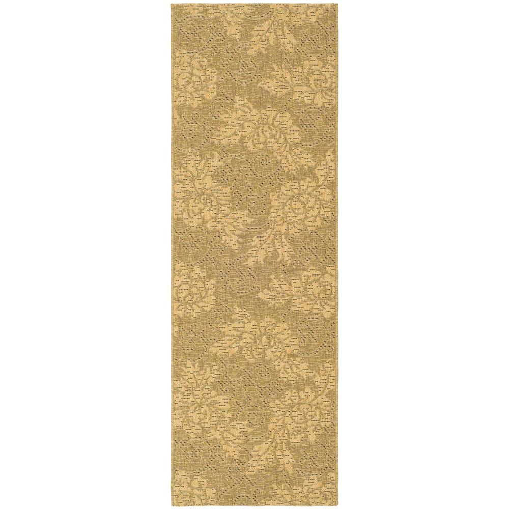 COURTYARD, GOLD / NATURAL, 2'-3" X 6'-7", Area Rug, CY6957-49-27. Picture 1