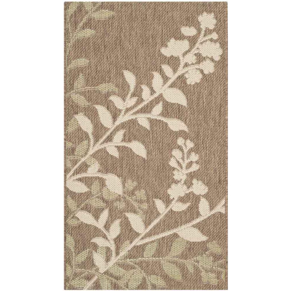 COURTYARD, BROWN / BEIGE, 2'-7" X 5', Area Rug, CY7019-242-3. Picture 1