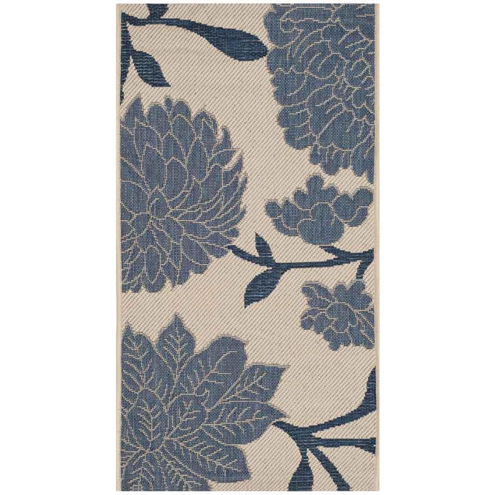 COURTYARD, BEIGE / BLUE, 2'-7" X 5', Area Rug, CY7321-233A25-3. Picture 1