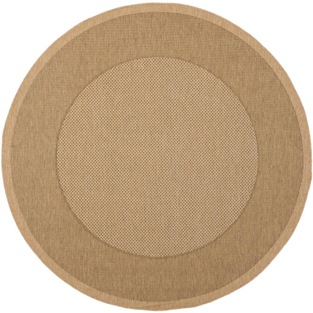 COURTYARD, NATURAL / GOLD, 6'-7" X 6'-7" Round, Area Rug, CY7987-39A5-7R. Picture 1