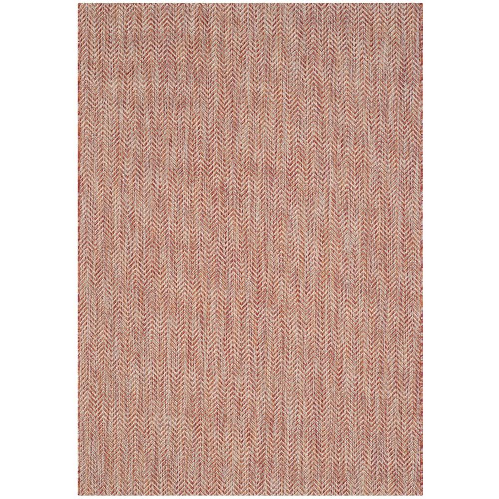 COURTYARD, RED / BEIGE, 6'-7" X 9'-6", Area Rug, CY8022-36521-6. Picture 1