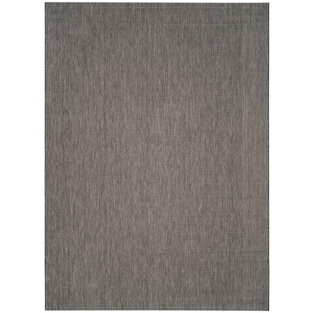 COURTYARD, BLACK / BEIGE, 9' X 12', Area Rug, CY8022-36621-9. Picture 1