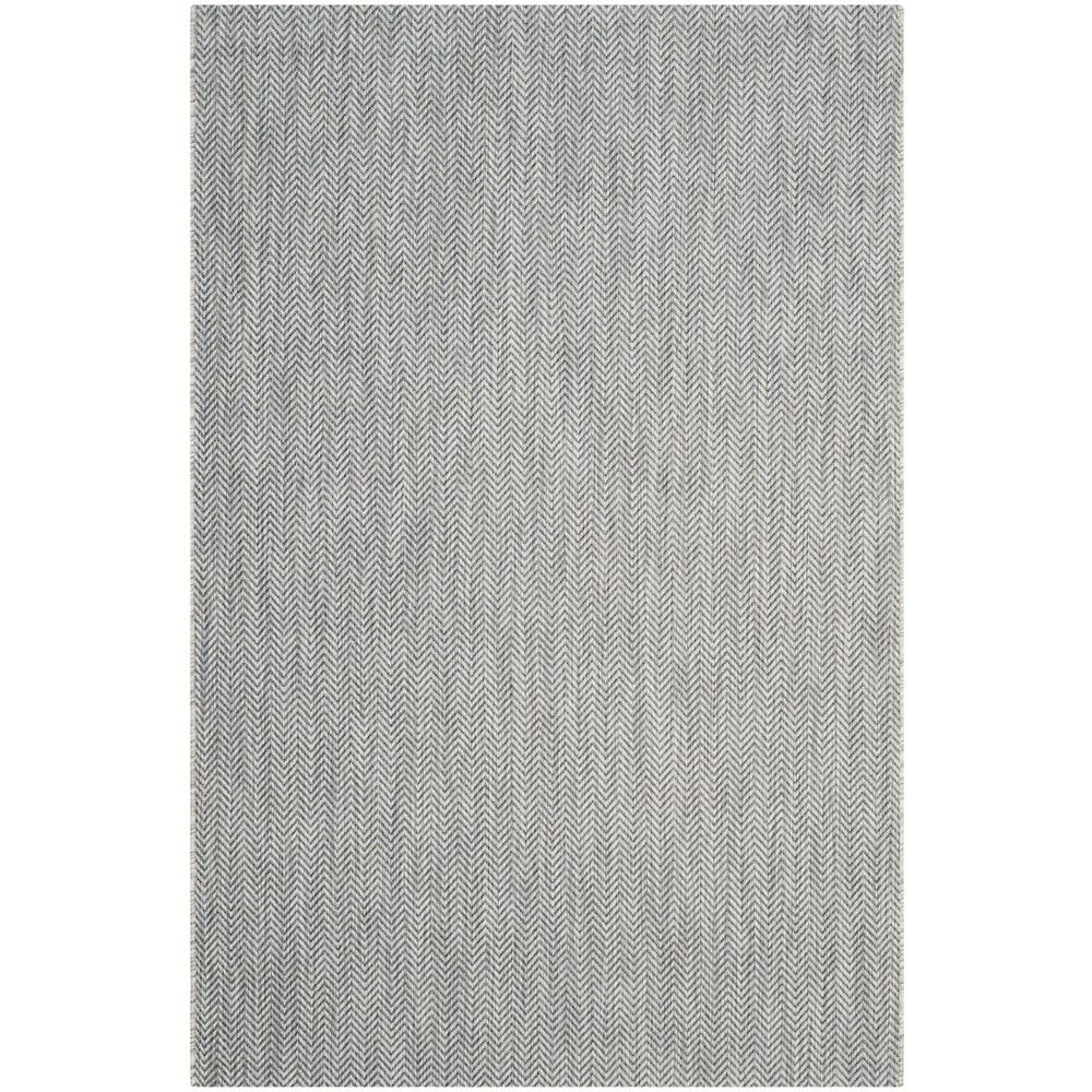 COURTYARD, GREY / NAVY, 2'-7" X 5', Area Rug, CY8022-36812-3. Picture 1