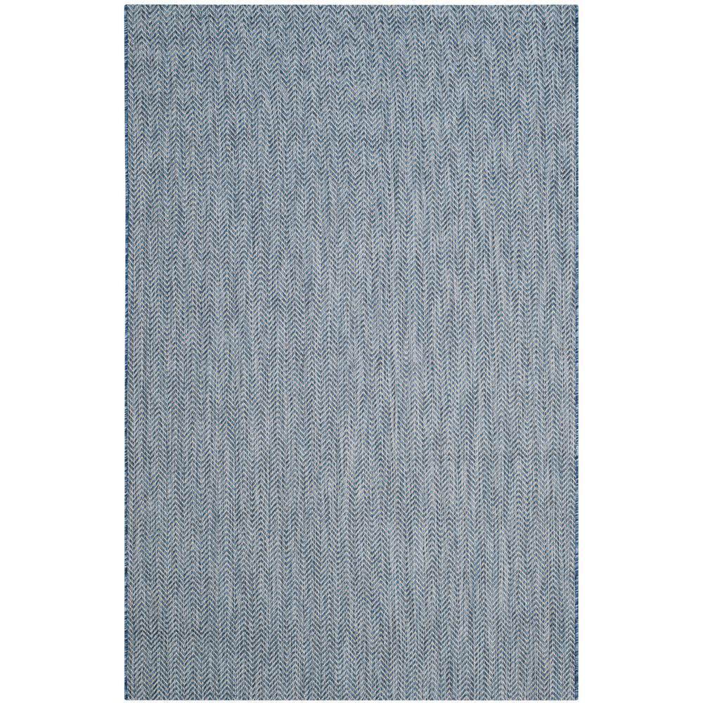 COURTYARD, NAVY / GREY, 5'-3" X 7'-7", Area Rug, CY8022-36821-5. Picture 1