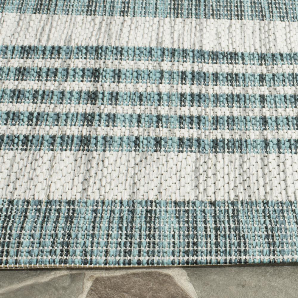 COURTYARD, GREY / BLUE, 2'-3" X 8', Area Rug, CY8062-37212-28. Picture 2