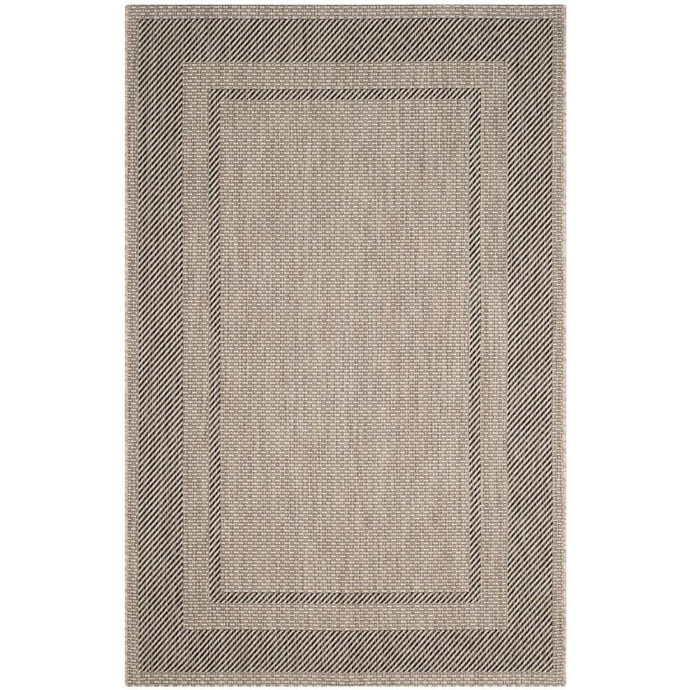 COURTYARD, BEIGE / BLACK, 2'-7" X 5', Area Rug, CY8477-36612-3. Picture 1
