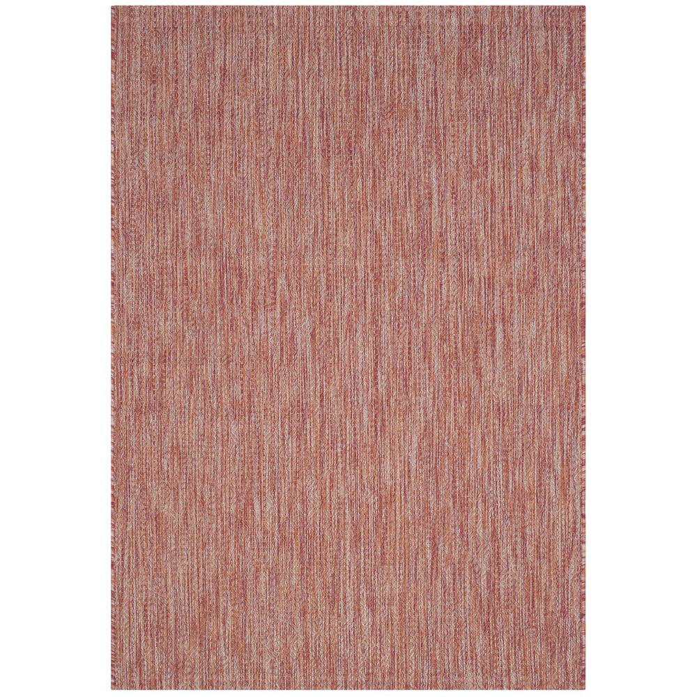 COURTYARD, RED / RED, 6'-7" X 9'-6", Area Rug, CY8520-36522-6. Picture 1