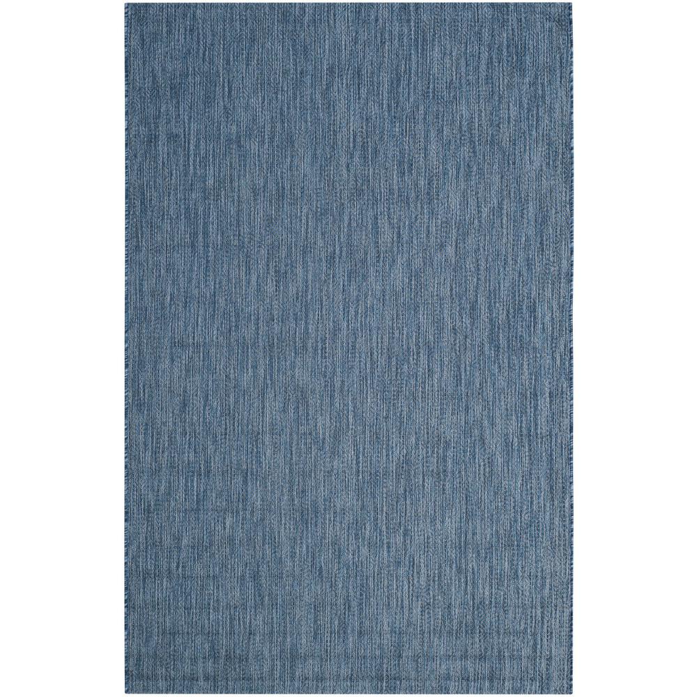 COURTYARD, NAVY / NAVY, 5'-3" X 7'-7", Area Rug, CY8520-36822-5. Picture 1