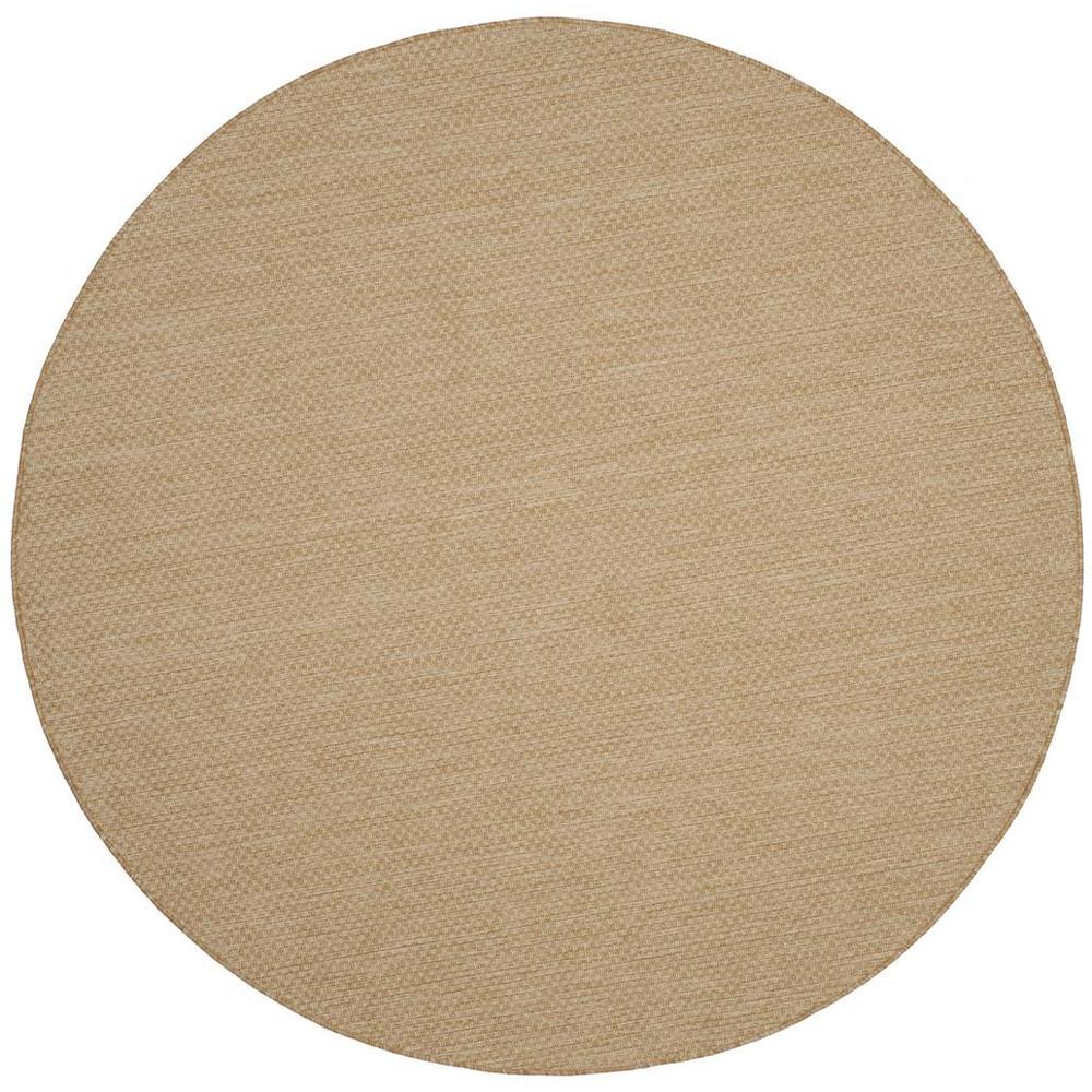 COURTYARD, NATURAL / CREAM, 6'-7" X 6'-7" Round, Area Rug, CY8521-03012-7R. Picture 1