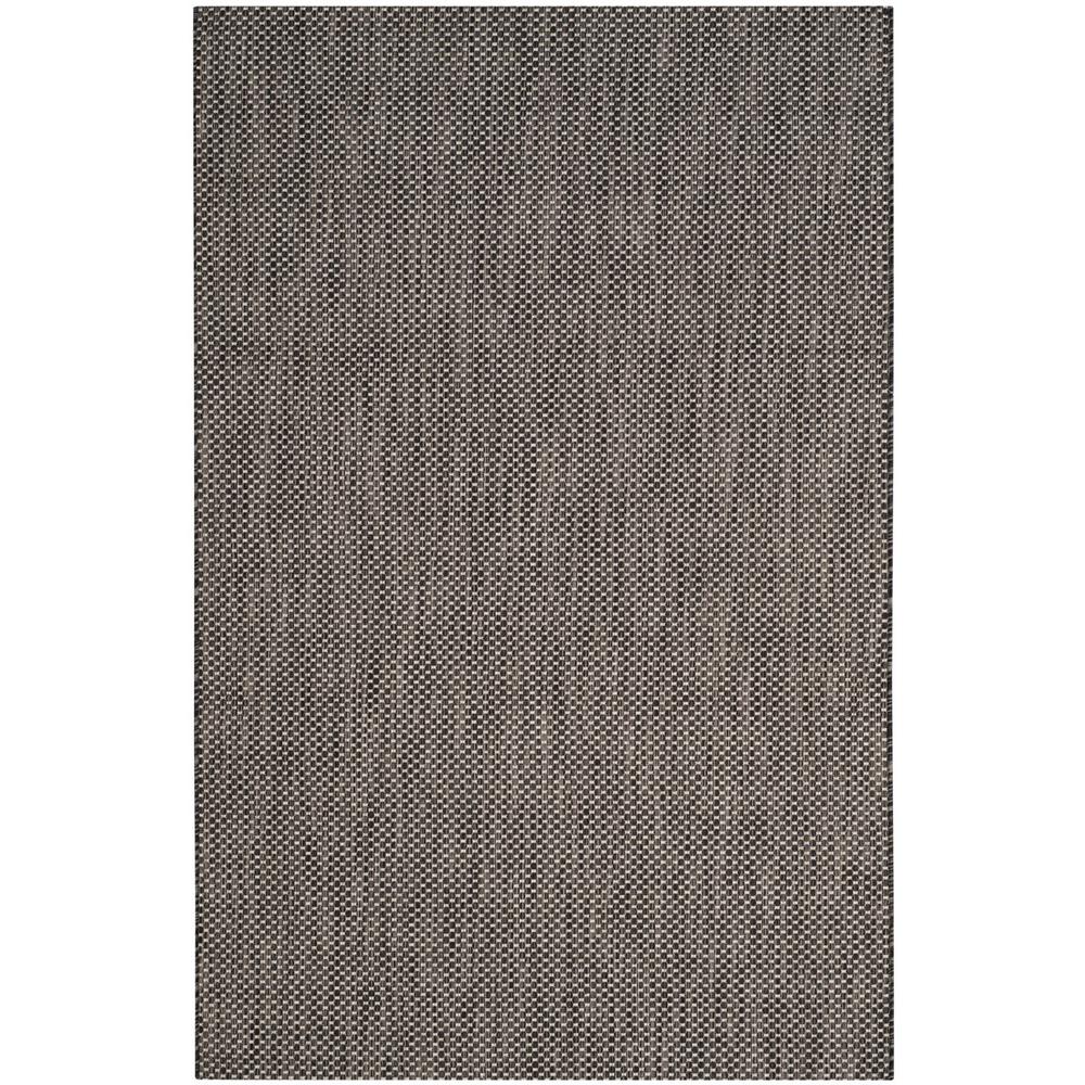 COURTYARD, BLACK / BEIGE, 5'-3" X 7'-7", Area Rug, CY8521-36621-5. Picture 1