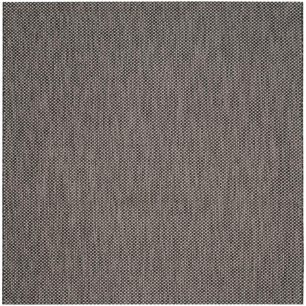 COURTYARD, BLACK / BEIGE, 6'-7" X 6'-7" Square, Area Rug, CY8521-36621-7SQ. Picture 1