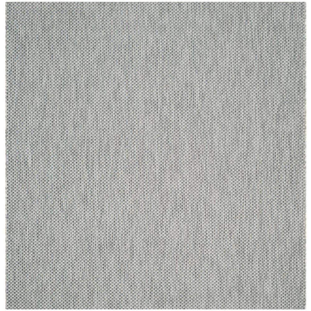COURTYARD, GREY / NAVY, 6'-7" X 6'-7" Square, Area Rug, CY8521-36812-7SQ. Picture 1