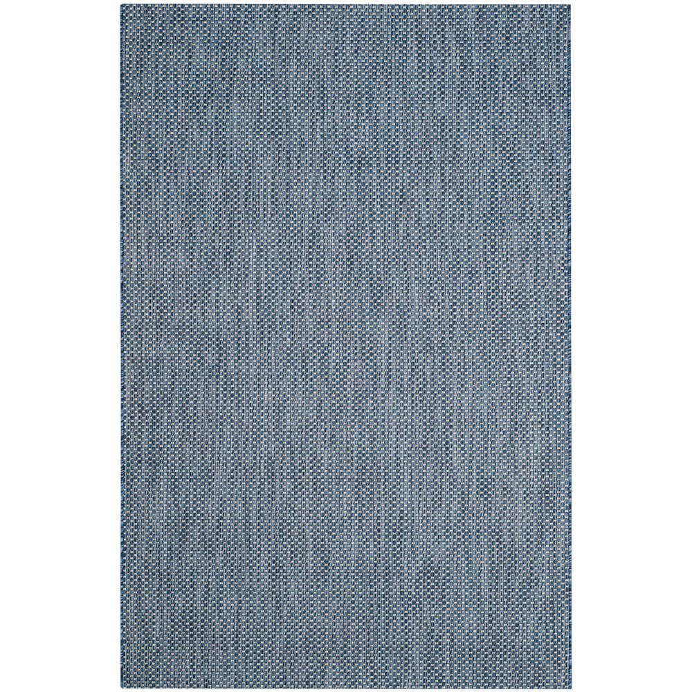 COURTYARD, NAVY / GREY, 5'-3" X 7'-7", Area Rug, CY8521-36821-5. Picture 1
