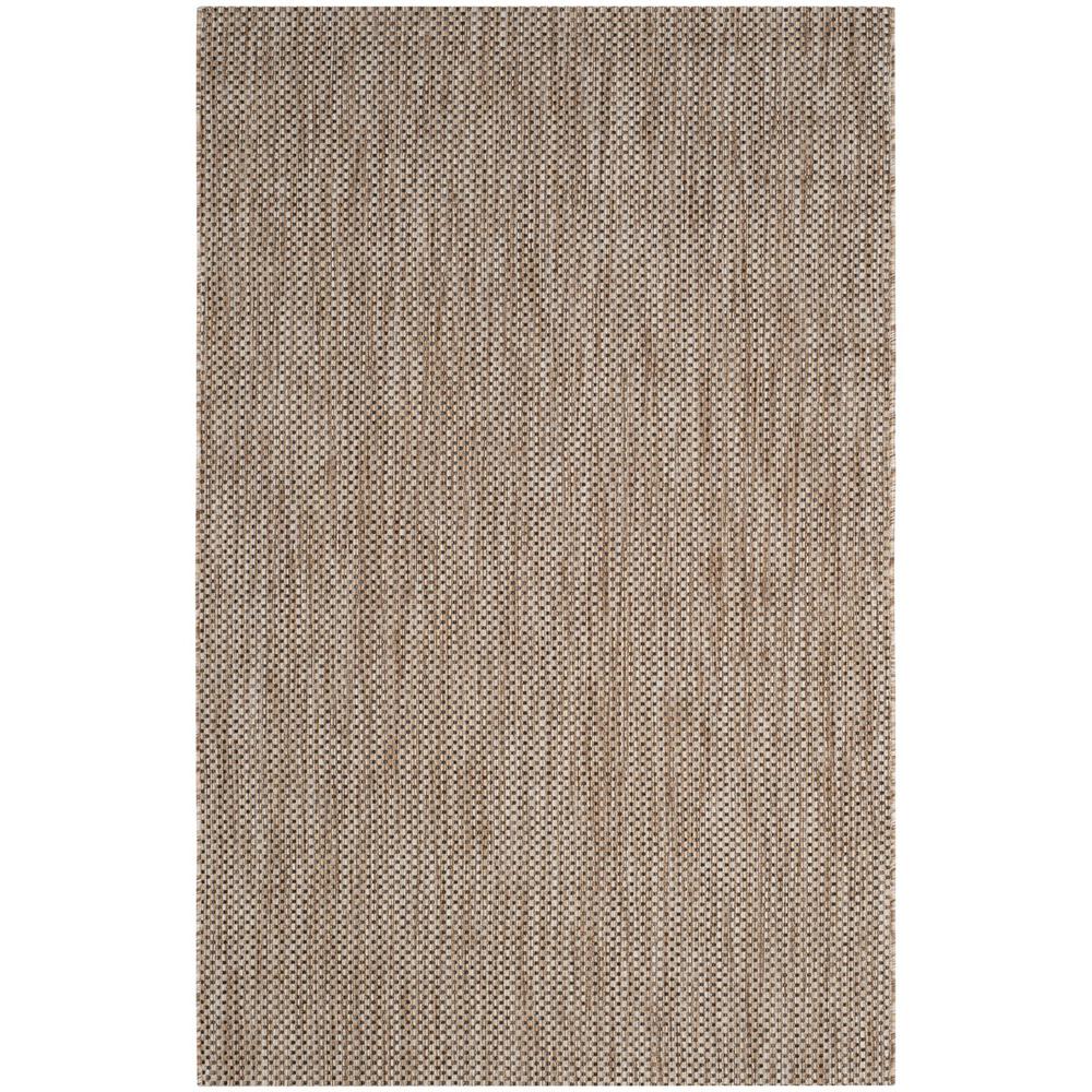 COURTYARD, NATURAL / BLACK, 5'-3" X 7'-7", Area Rug, CY8521-37312-5. Picture 1