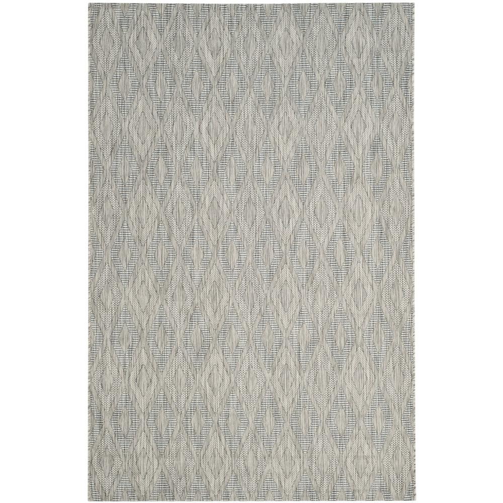 COURTYARD, GREY / GREY, 5'-3" X 7'-7", Area Rug, CY8522-36811-5. The main picture.