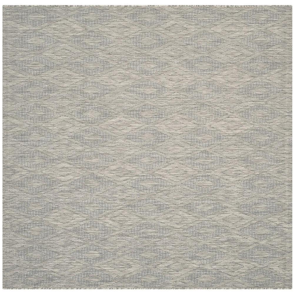 COURTYARD, GREY / GREY, 6'-7" X 6'-7" Square, Area Rug, CY8522-36811-7SQ. Picture 1