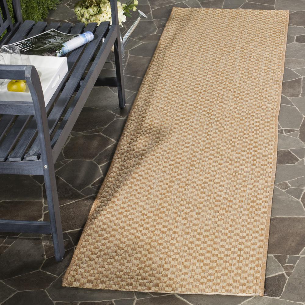 COURTYARD, NATURAL / CREAM, 2'-3" X 12', Area Rug, CY8653-03021-212. Picture 1