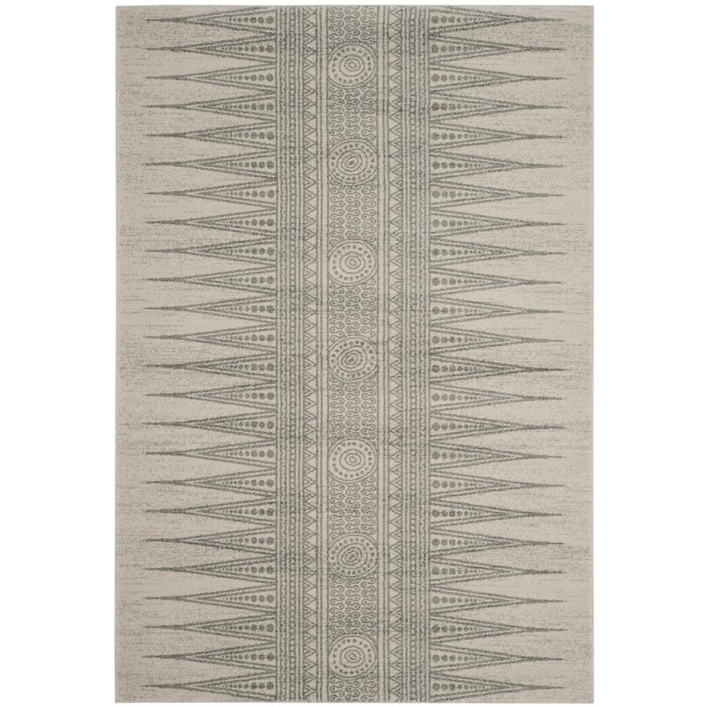EVOKE, IVORY / SILVER, 5'-1" X 7'-6", Area Rug, EVK226Z-5. Picture 1
