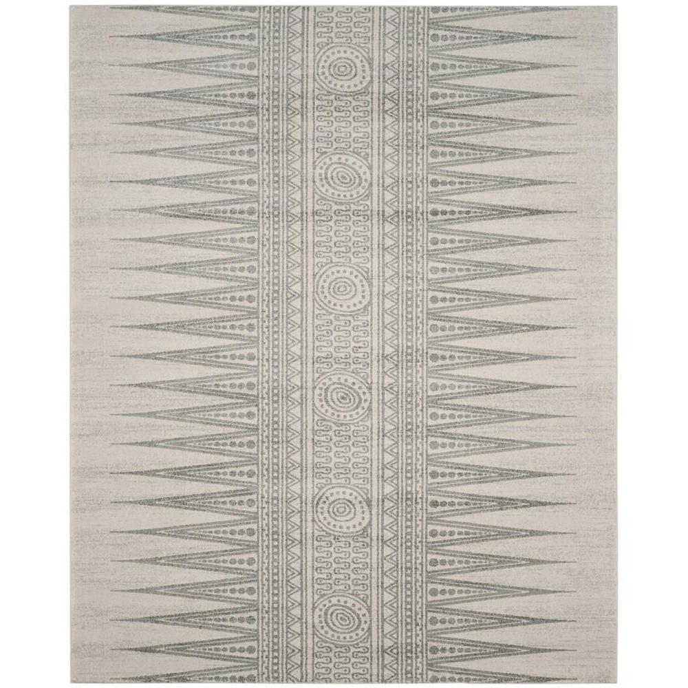 EVOKE, IVORY / SILVER, 9' X 12', Area Rug, EVK226Z-9. Picture 1