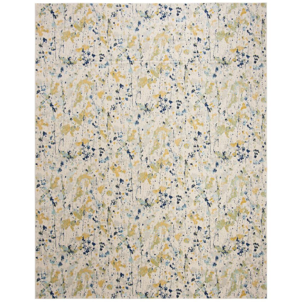 EVOKE, IVORY / YELLOW, 9' X 12', Area Rug. Picture 1