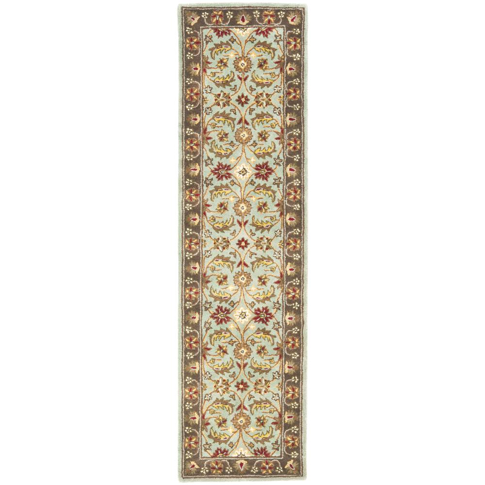 HERITAGE, BLUE / BROWN, 2'-3" X 8', Area Rug, HG962A-28. Picture 2