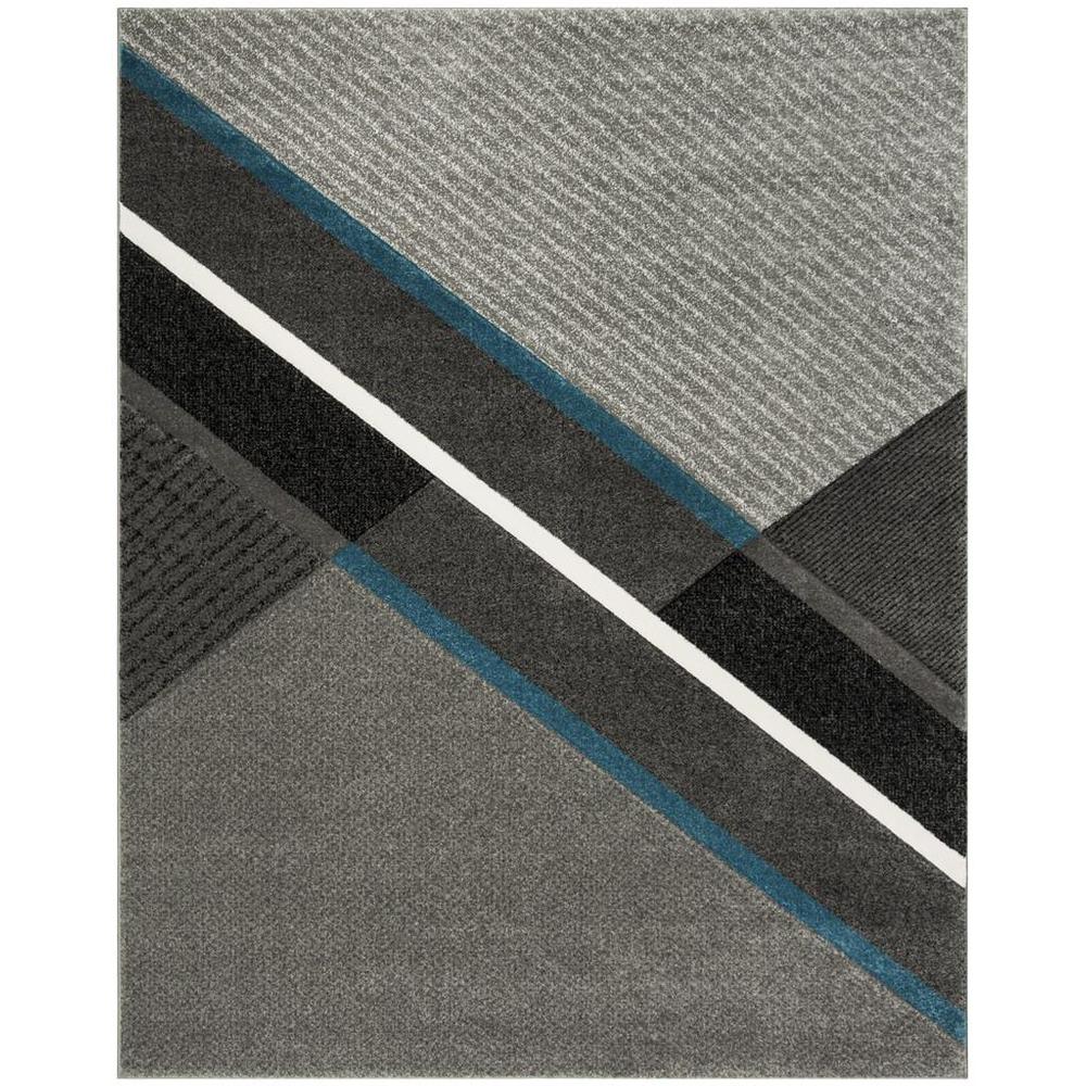 HOLLYWOOD, GREY / TEAL, 9' X 12', Area Rug, HLW711D-9. Picture 1