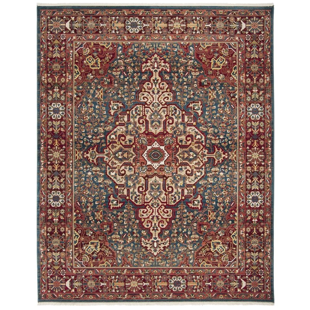 KASHAN, BLUE / RED, 9' X 12', Area Rug, KSN305A-9. Picture 1