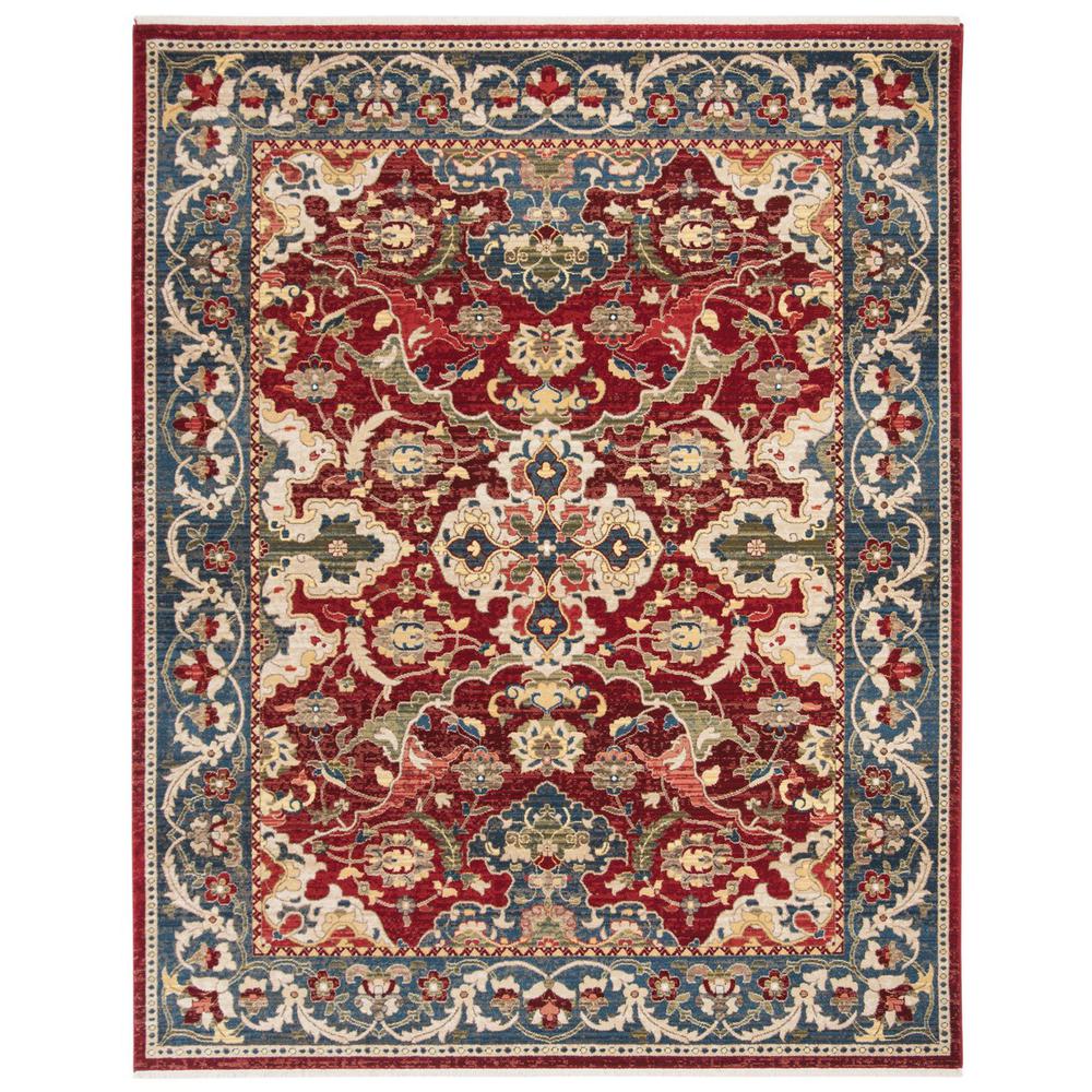 KASHAN, RED / BLUE, 9' X 12', Area Rug, KSN307Q-9. Picture 1