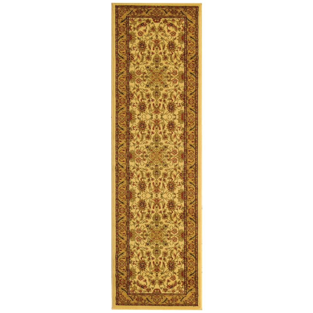 LYNDHURST, IVORY / TAN, 2'-3" X 14', Area Rug. Picture 1