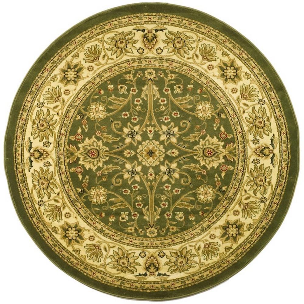 LYNDHURST, SAGE / IVORY, 8' X 8' Round, Area Rug, LNH212C-8R. The main picture.