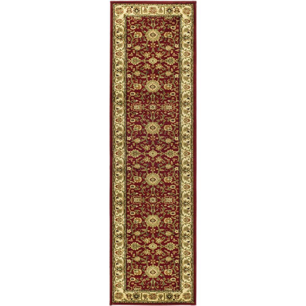 LYNDHURST, RED / IVORY, 2'-3" X 12', Area Rug, LNH212F-212. Picture 1