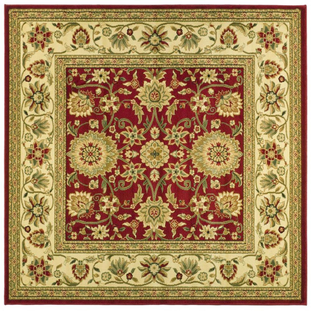 LYNDHURST, RED / IVORY, 8' X 8' Square, Area Rug, LNH212F-8SQ. Picture 1