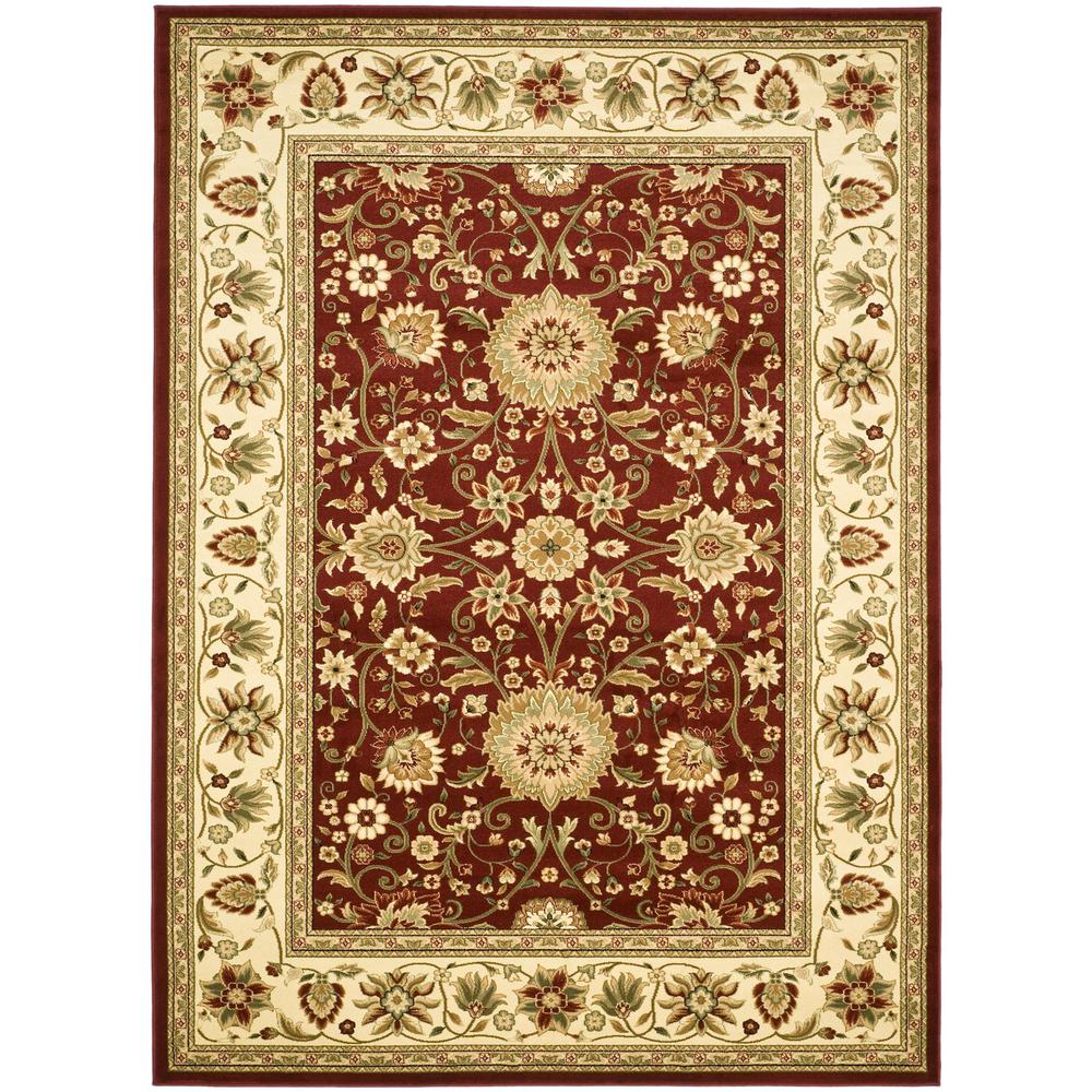 LYNDHURST, RED / IVORY, 9' X 12', Area Rug, LNH212F-9. Picture 1