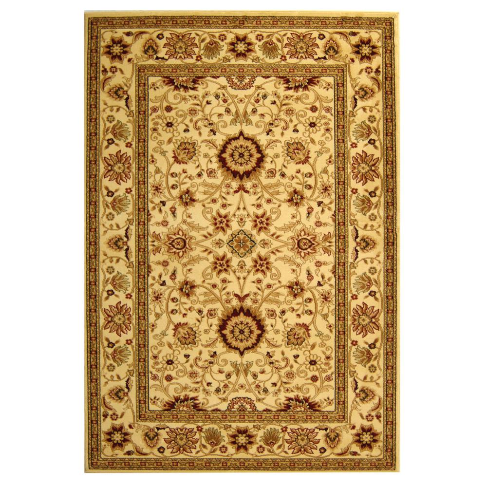 LYNDHURST, IVORY / IVORY, 5'-3" X 7'-6", Area Rug, LNH212L-5. The main picture.