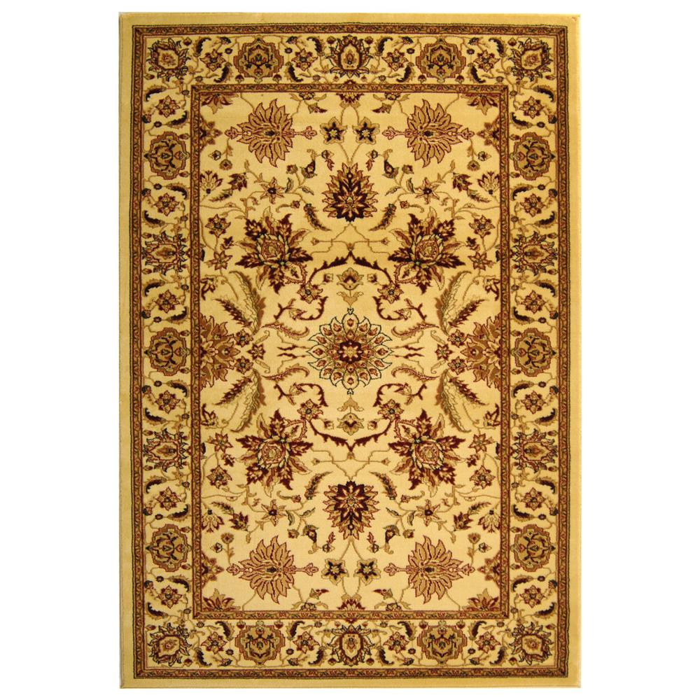 LYNDHURST, IVORY / IVORY, 5'-3" X 7'-6", Area Rug, LNH216A-5. Picture 1