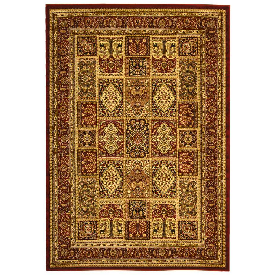 LYNDHURST, MULTI / RED, 5'-3" X 7'-6", Area Rug, LNH217B-5. Picture 1