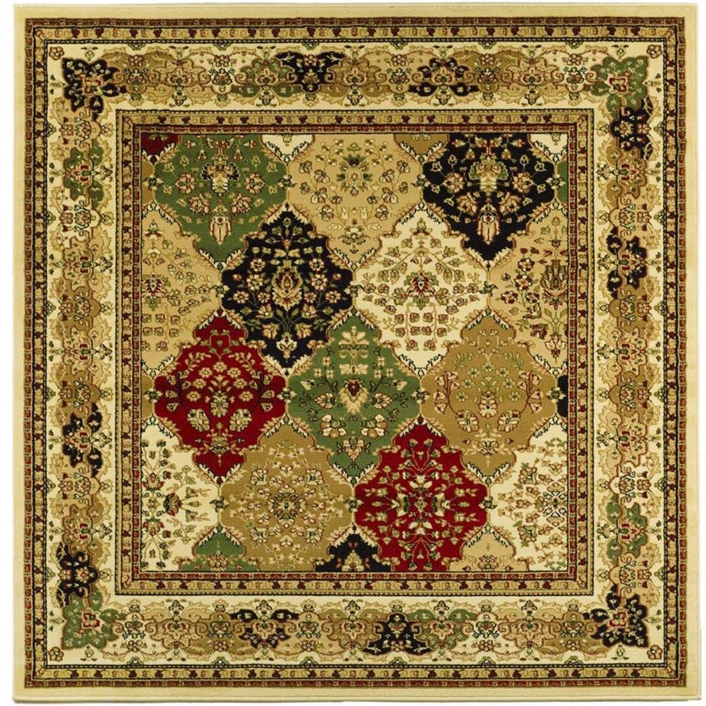 LYNDHURST, MULTI / IVORY, 8' X 8' Square, Area Rug, LNH221A-8SQ. Picture 1