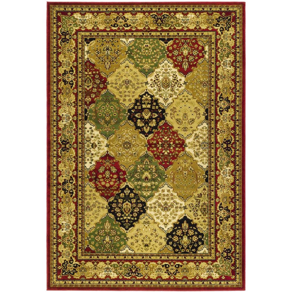 LYNDHURST, MULTI / RED, 5'-3" X 7'-6", Area Rug, LNH221B-5. Picture 1