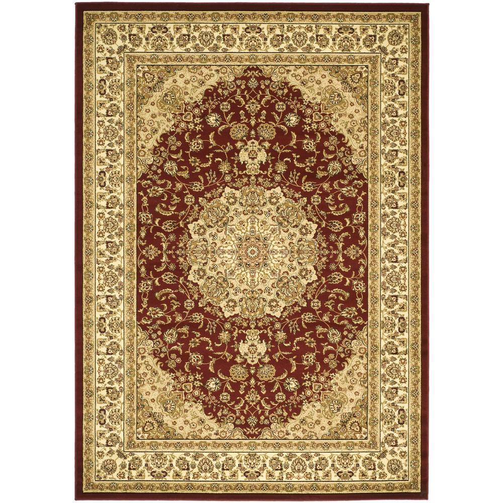 LYNDHURST, RED / IVORY, 9' X 12', Area Rug, LNH222B-9. Picture 1