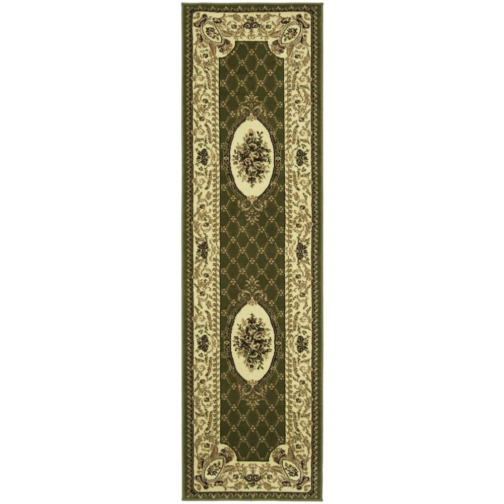 LYNDHURST, SAGE / IVORY, 5'-3" X 7'-6", Area Rug, LNH223A-5. Picture 1
