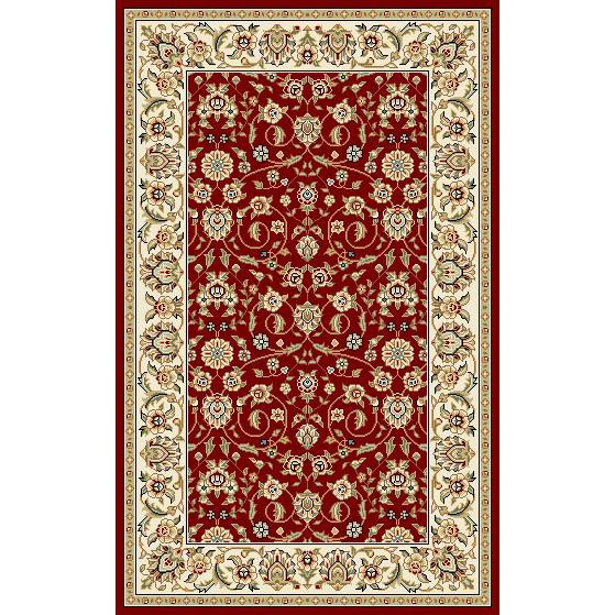 LYNDHURST, RED / IVORY, 3'-3" X 5'-3", Area Rug, LNH312A-3. Picture 1